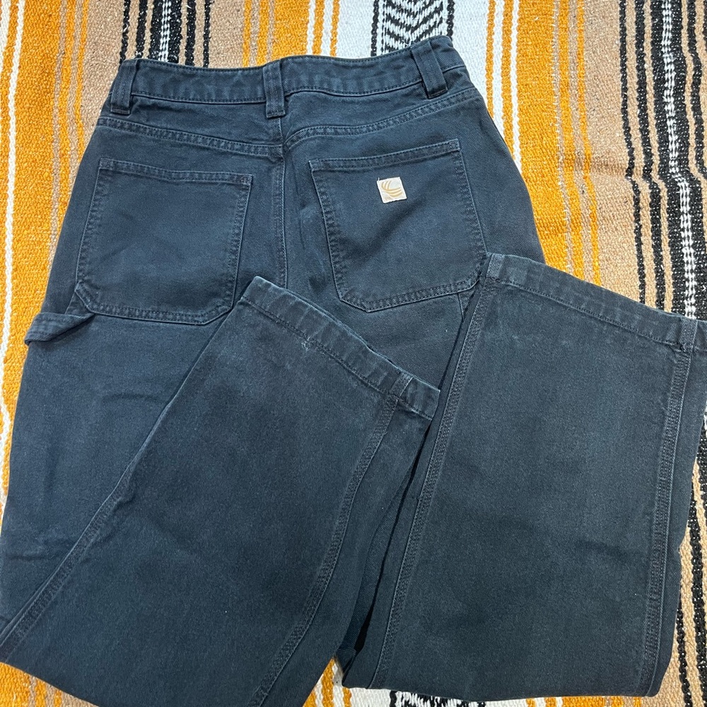 TNA Dark Gray/Black Denim Pants